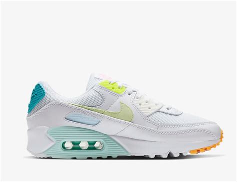 nike air max 90 wit roze groen|Wit Air Max 90 Schoenen (15) .